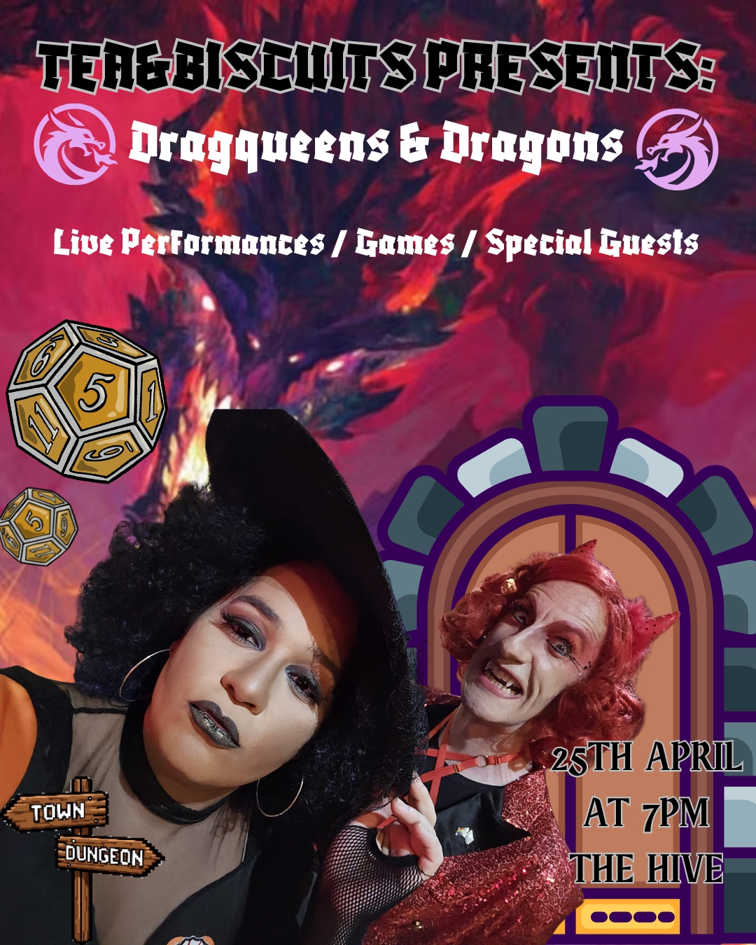 Tea & Biscuits Presents: Drag Queens & Dragons