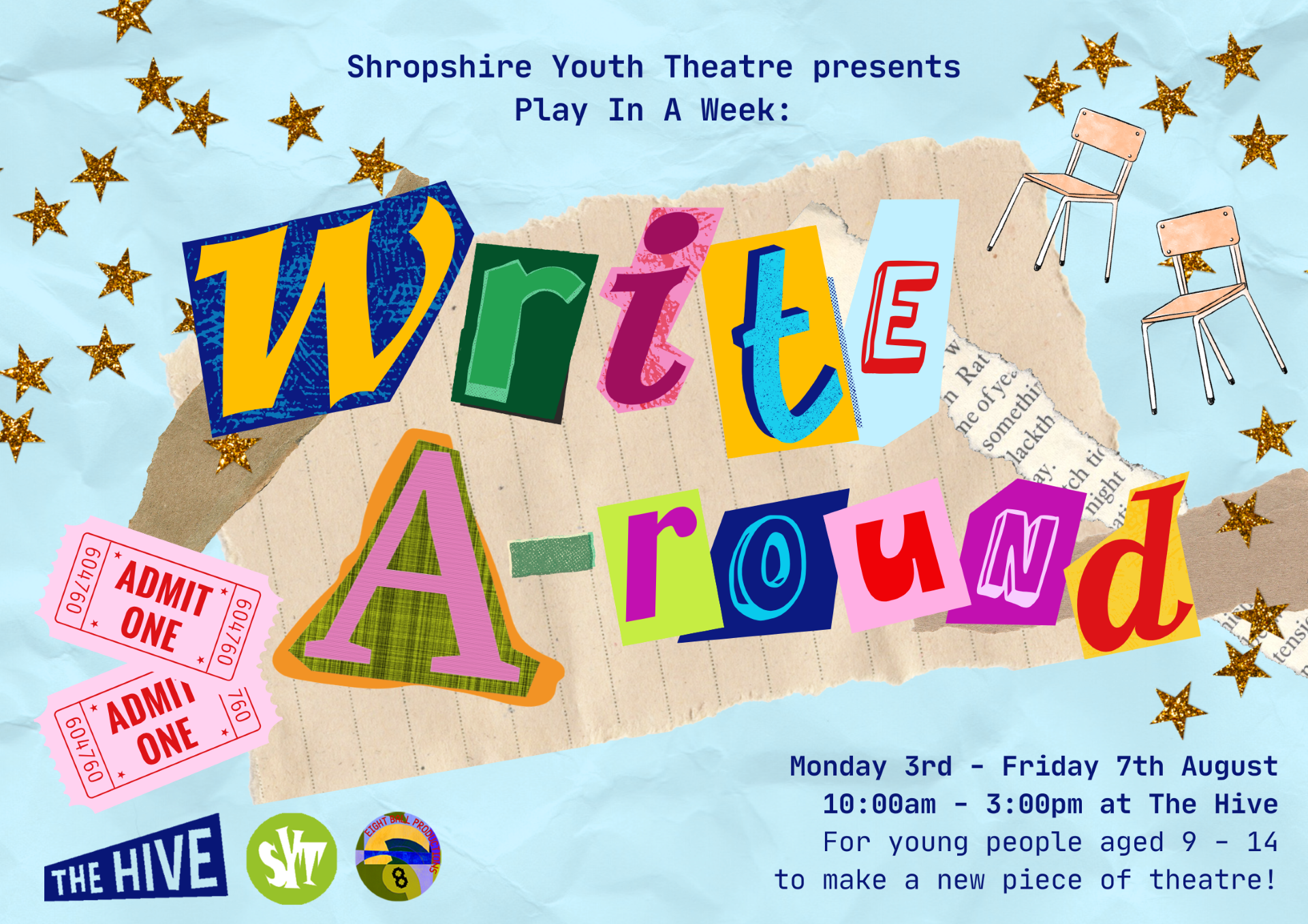Write A‑Round —a week of theatre-making for young people at The Hive